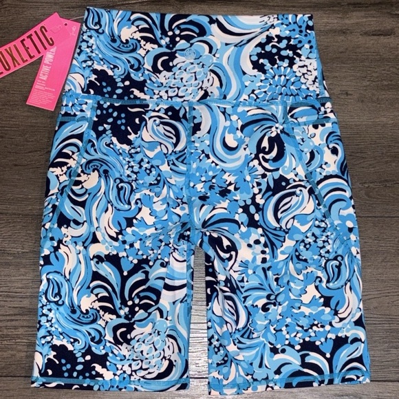 Lilly Pulitzer NEW South Beach High Rise Short Size Small Resort White Mermazing - Picture 7 of 14